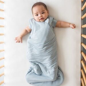 Kyte Baby Sleep Bag Wearable Blanket Light Blue 0-6 Months